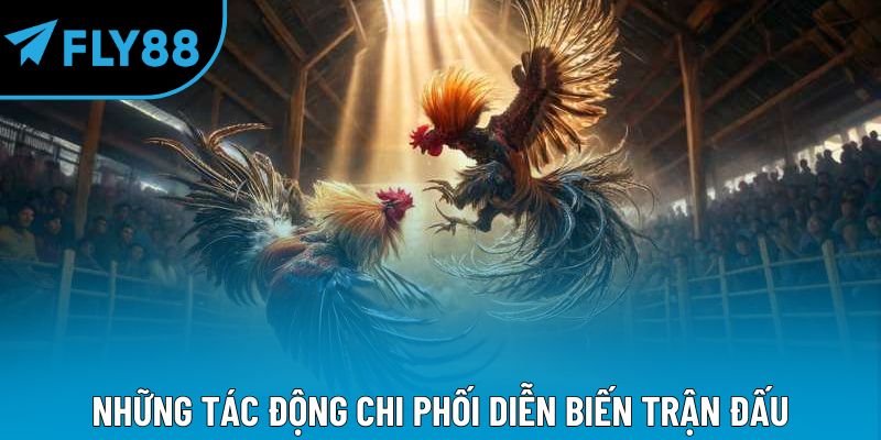 Những tác động chi phối diễn biến trận đấu